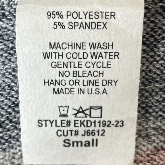 Egs by Eloges Multi Color Striped 3/4 Sleeve Empire-Waist Dress Size Small NWOT - Picture 5 of 5